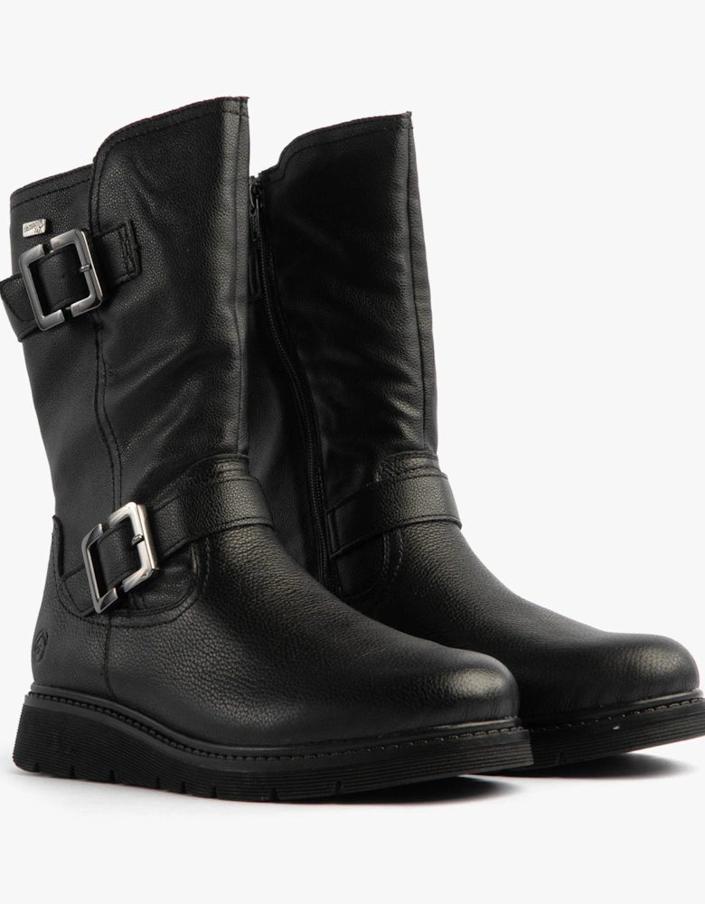 D3980-00 Womens Mid Calf Boots Black