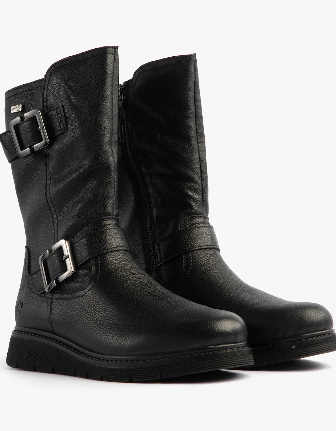 D3980-00 Womens Mid Calf Boots Black