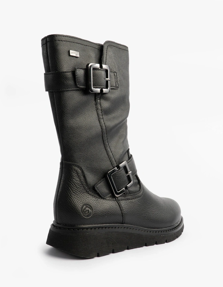 D3980-00 Womens Mid Calf Boots Black