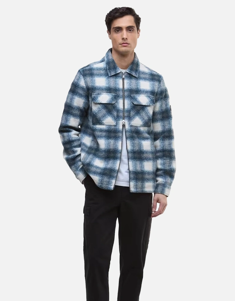 Clayton Brushed Overshirt Shaded Emerald