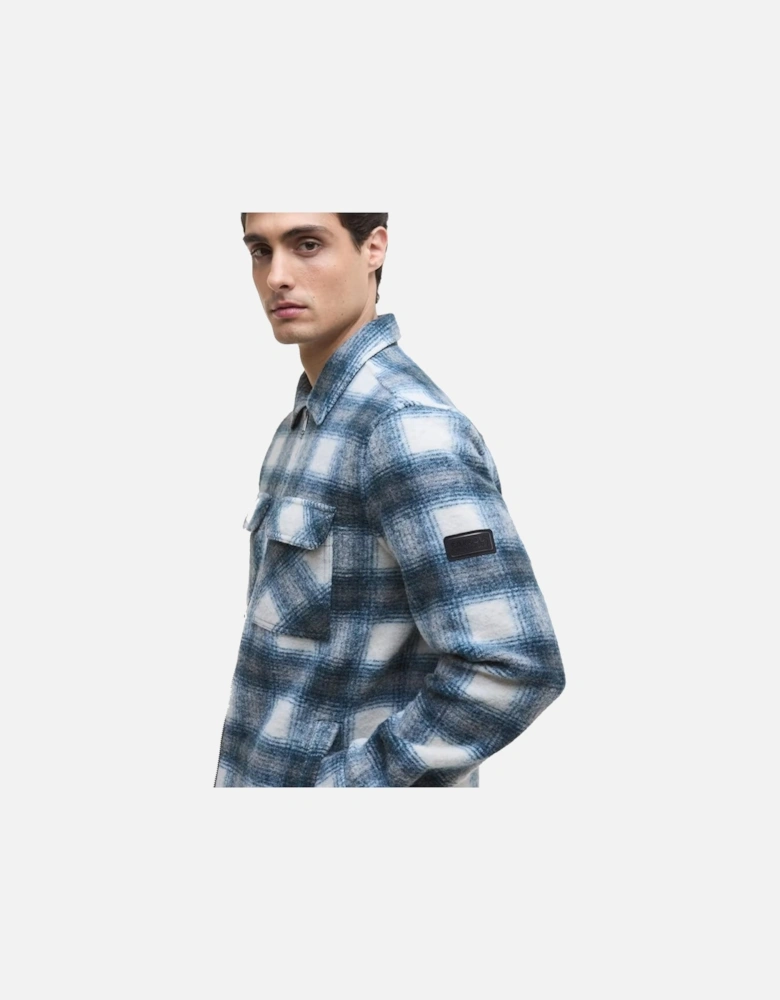 Clayton Brushed Overshirt Shaded Emerald