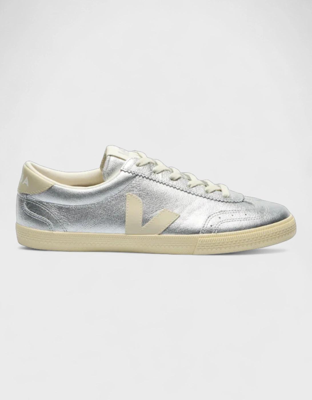 Volley Leather Silver Pierre Sneakers, 5 of 4