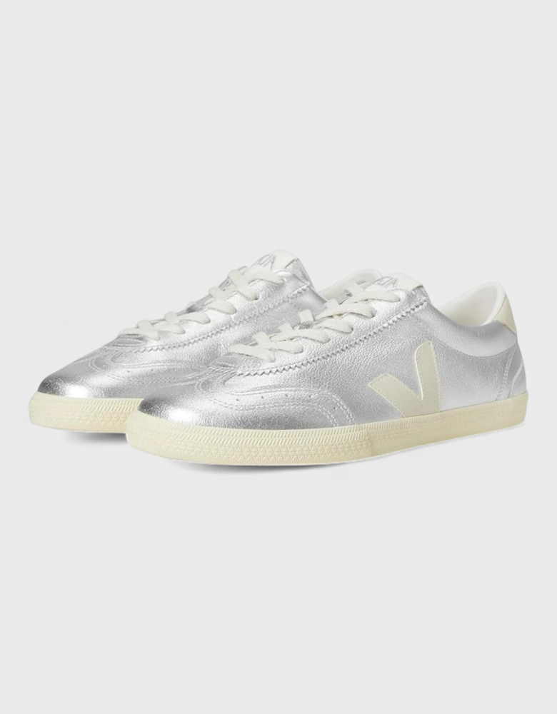 Volley Leather Silver Pierre Sneakers
