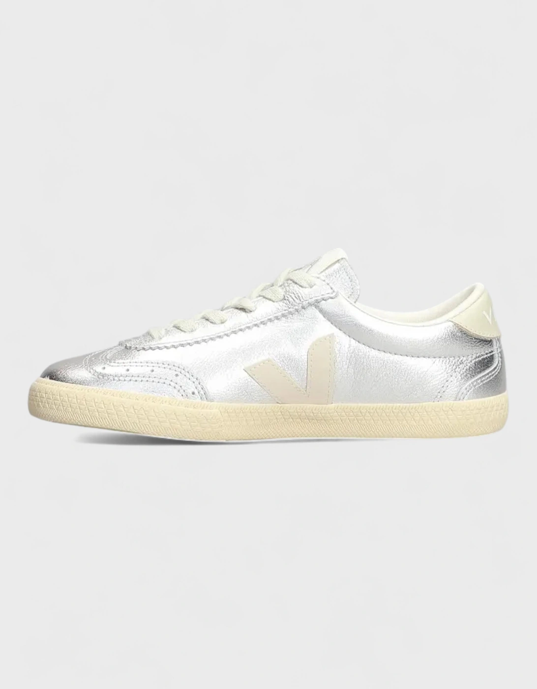 Volley Leather Silver Pierre Sneakers