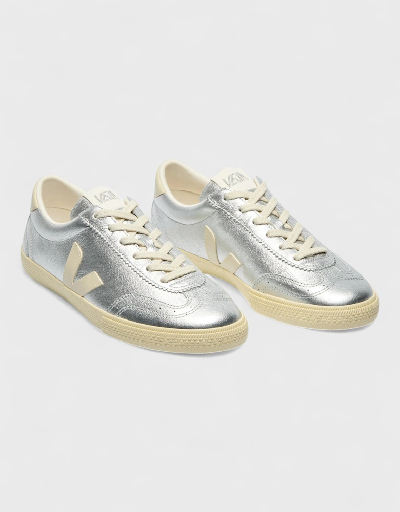 Volley Leather Silver Pierre Sneakers