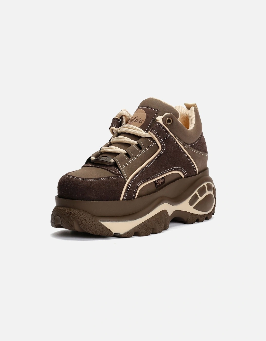 1339-14 Leather Women's Brown/Beige Trainers