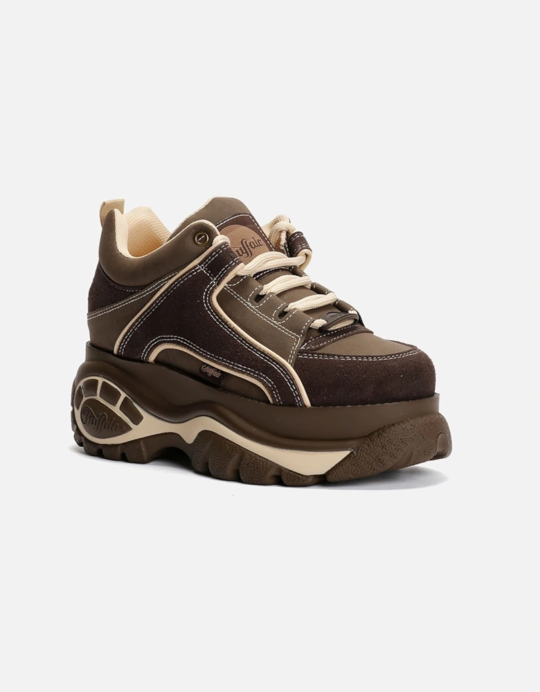 1339-14 Leather Women's Brown/Beige Trainers