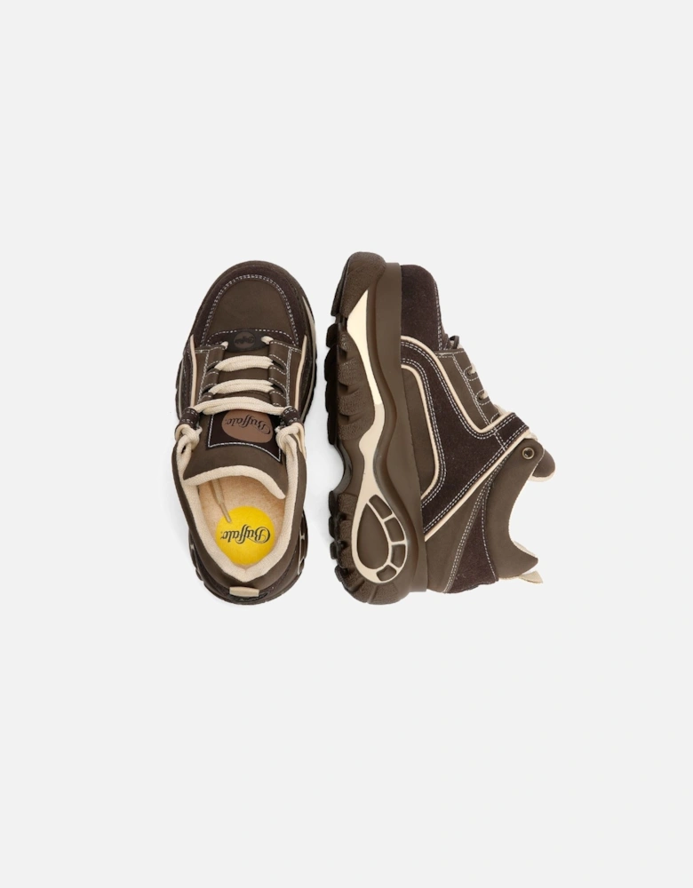 1339-14 Leather Women's Brown/Beige Trainers