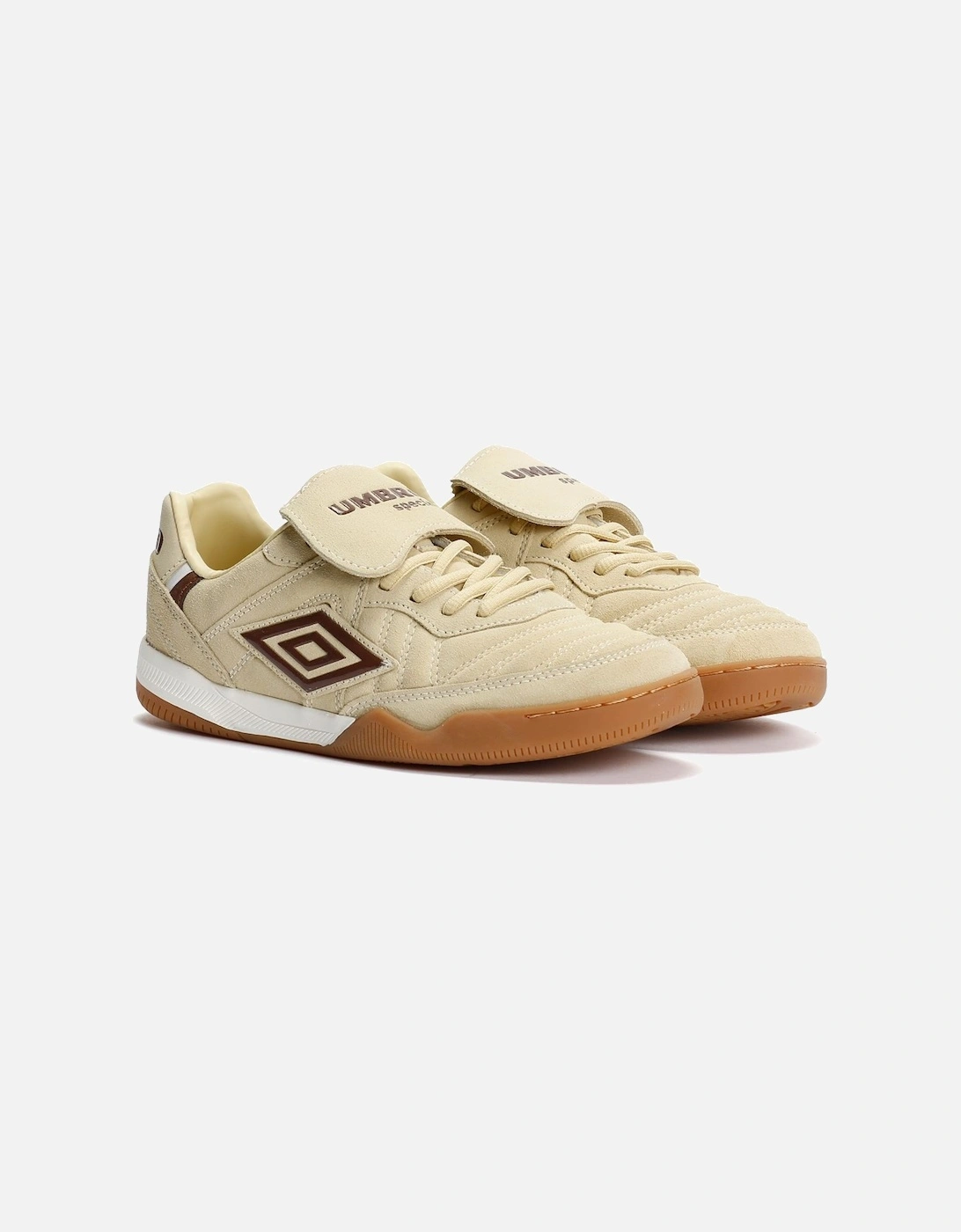 Speciali TR Suede Cream/Dark Brown/White Trainers, 10 of 9
