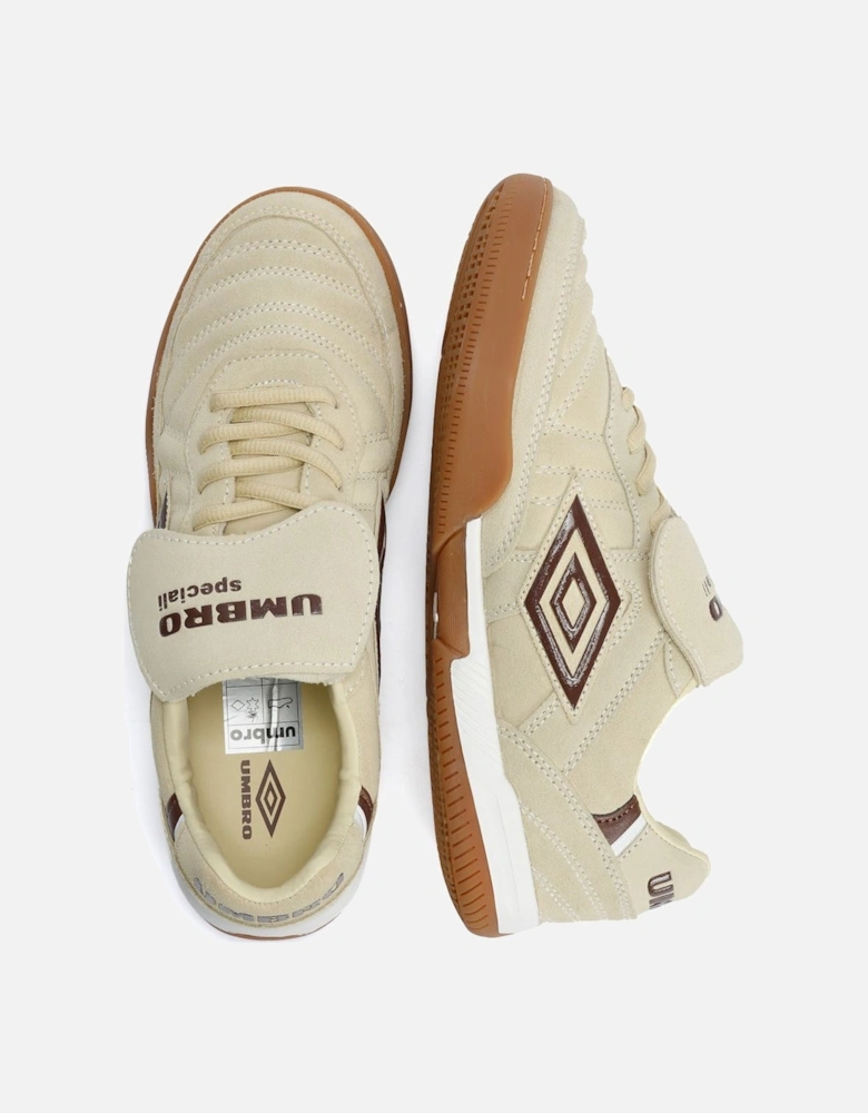 Speciali TR Suede Cream/Dark Brown/White Trainers