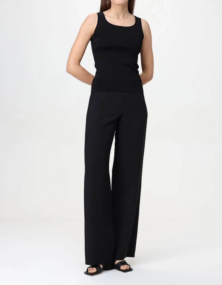 Ribbed Knit Sleeveless Top