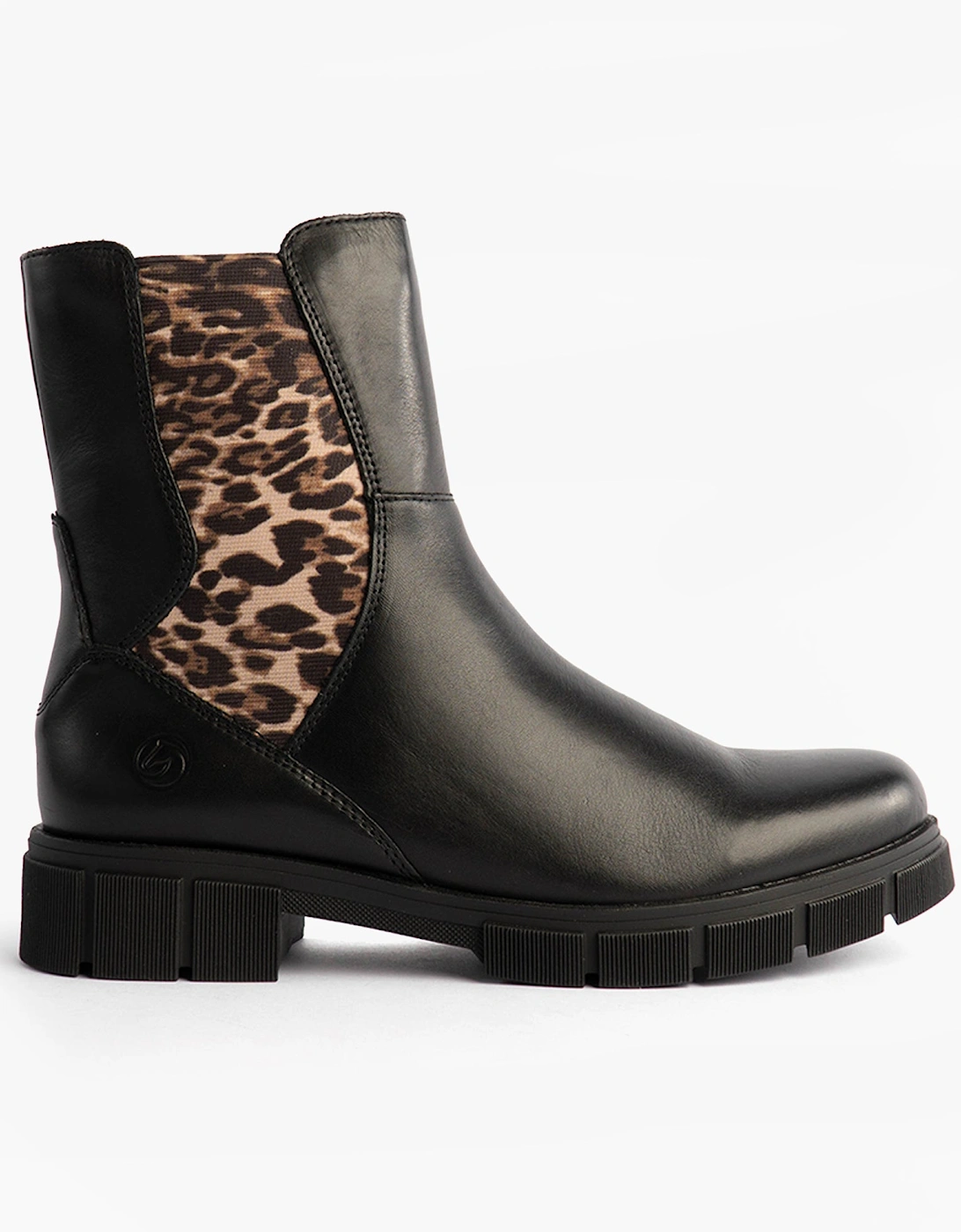D2S70-03 Womens Side Zip Chelsea Boots Black, 7 of 6