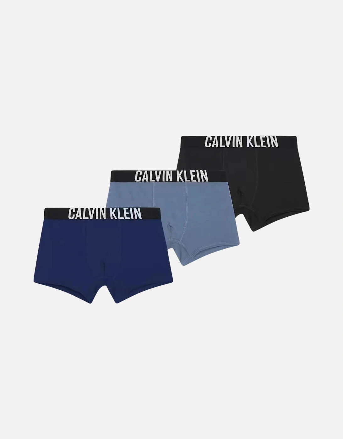 Boys 3-Pack Intense Power Boxer Trunks, Navy/Blue/Black, 2 of 1