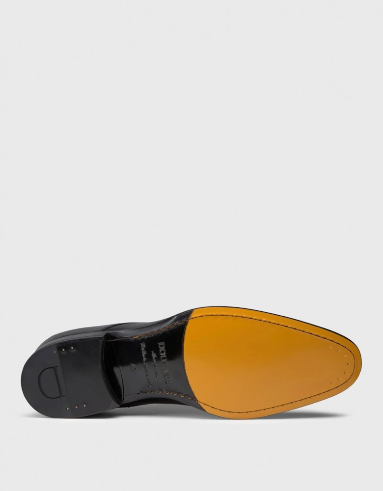Classic Leather Lace-Up Dress Shoes for Formal Events and Professional Wear