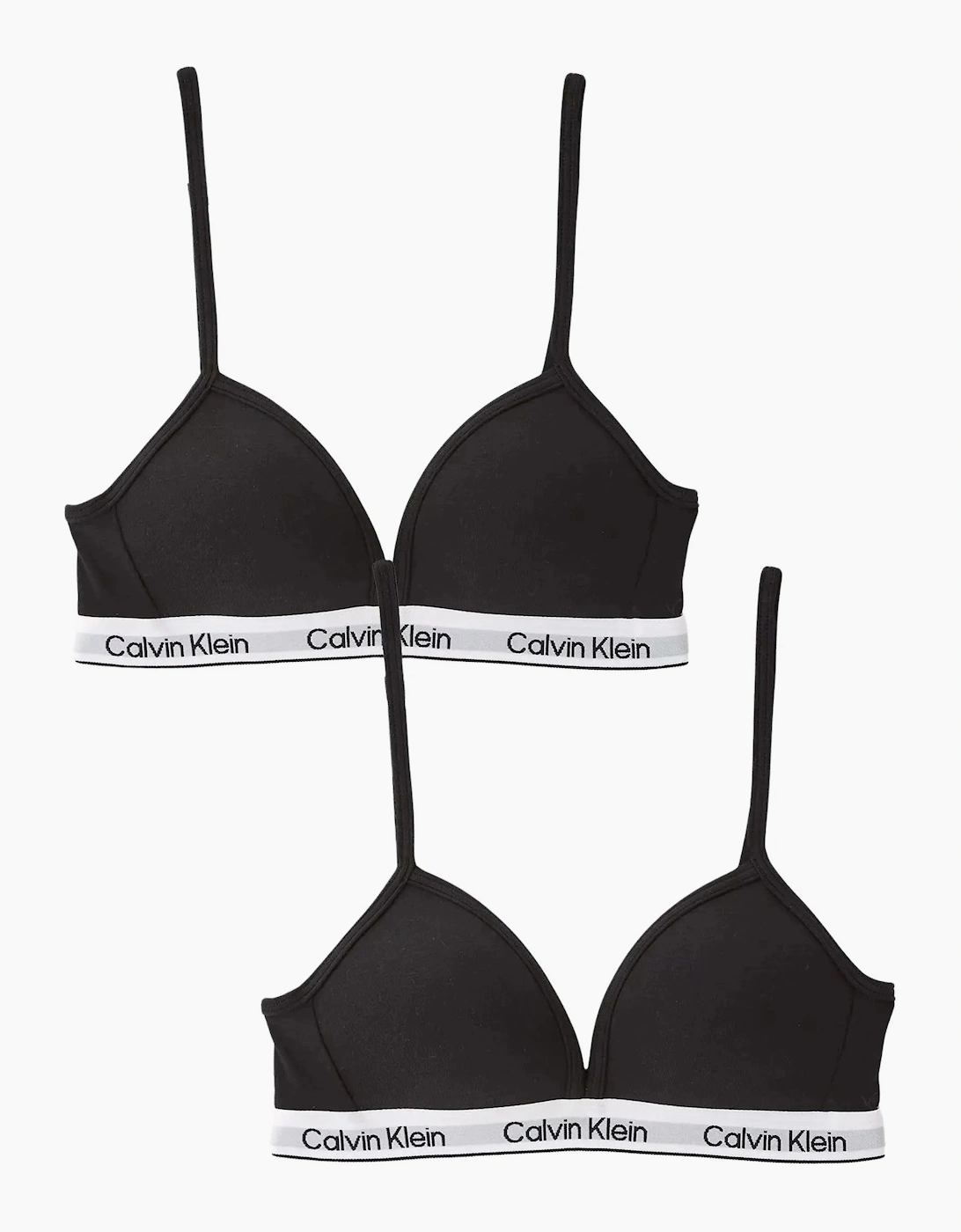 Calvin Klein Girls Kids' Non Wired Triangle Bralette in Size 14 - 16 Years, Sports Direct - Image 4