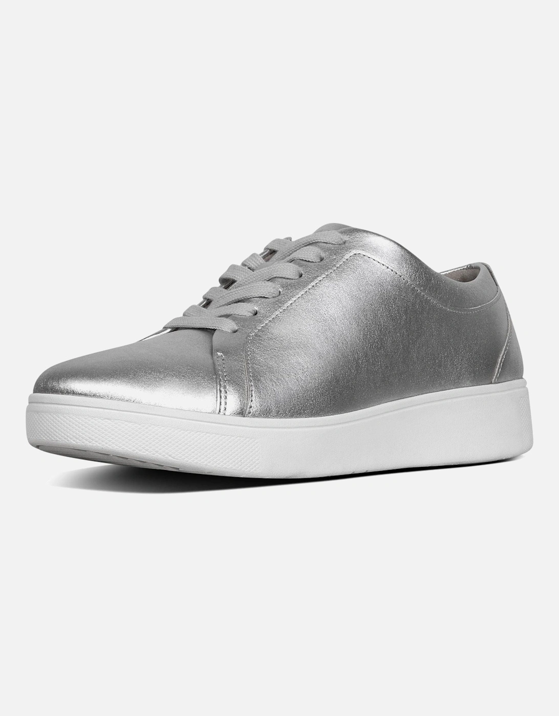 Rally Leather Women's Silver Trainers, 6 of 5