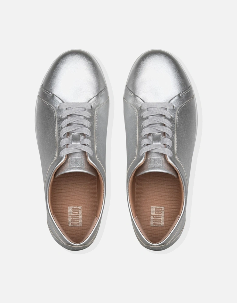 Rally Leather Women's Silver Trainers