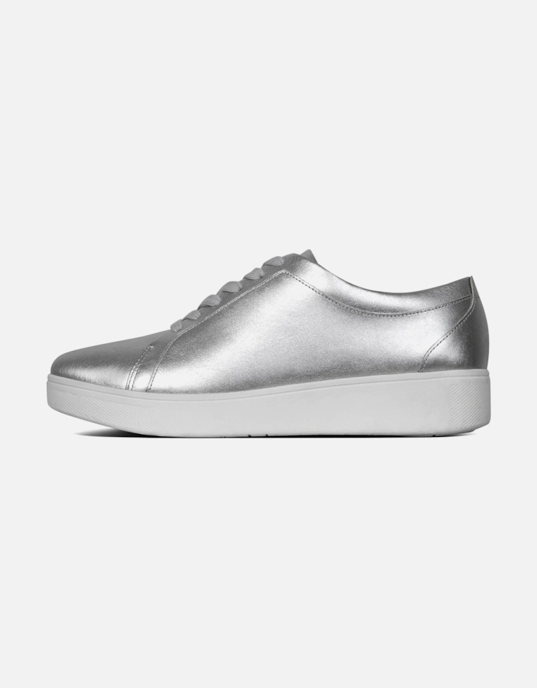 Rally Leather Women's Silver Trainers
