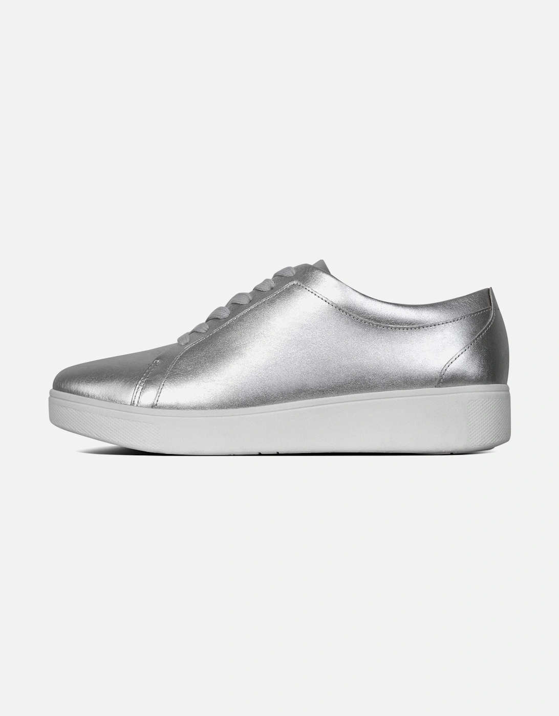 Rally Leather Women's Silver Trainers