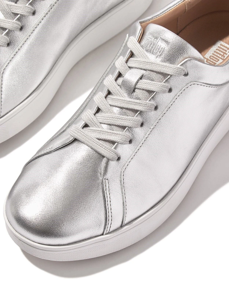 Rally Leather Women's Silver Trainers