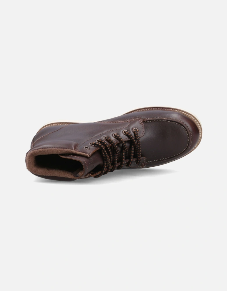 Sperry Boston Leather Men's Chocolate Ankle Boots