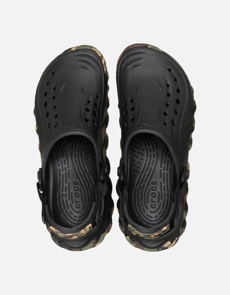 Echo Ro Thermoplastic Black/Multi Clogs