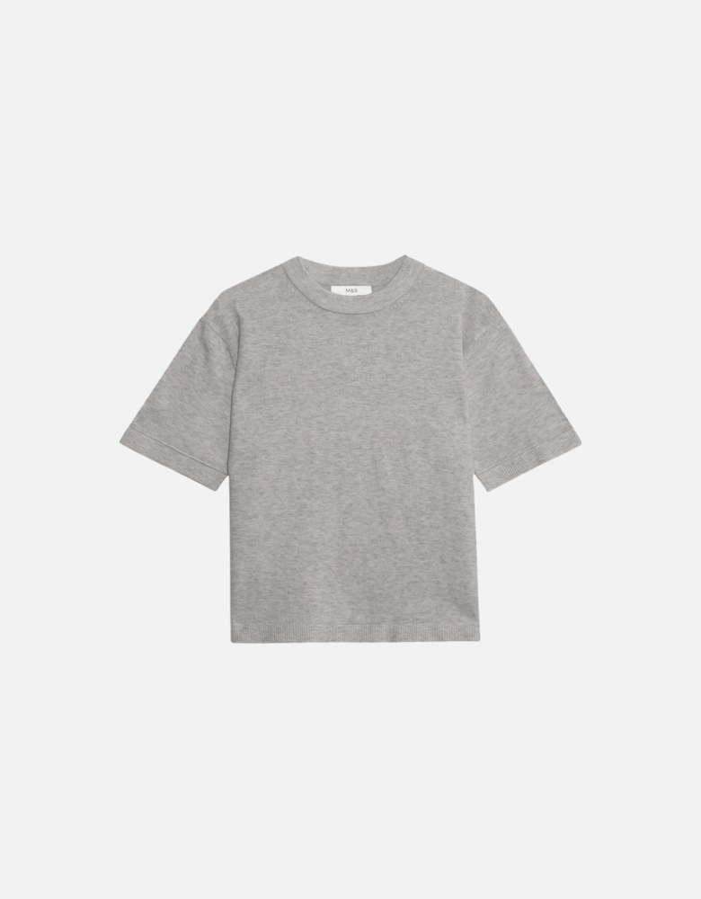 M and S Womens Air Yarn Jumper Crew Neck Tops