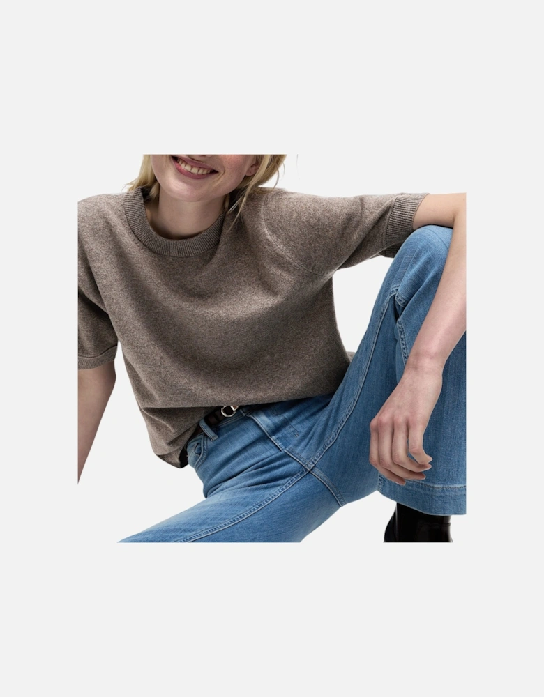 M and S Womens Air Yarn Jumper Crew Neck Tops
