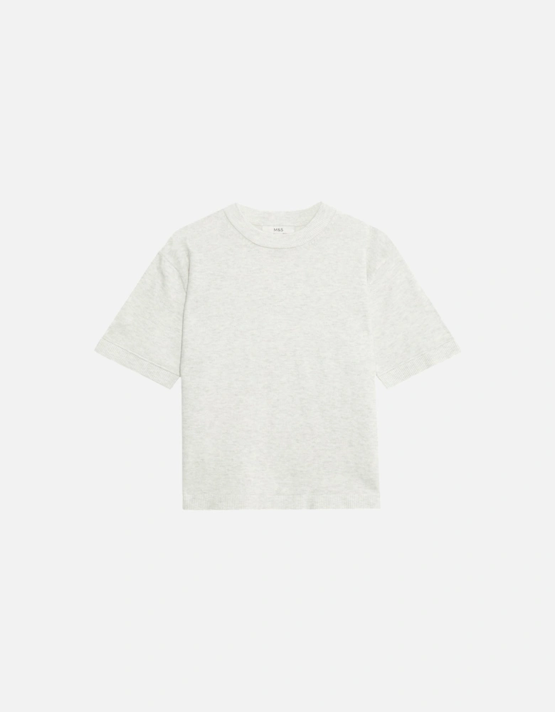 M and S Womens Air Yarn Jumper Crew Neck Tops