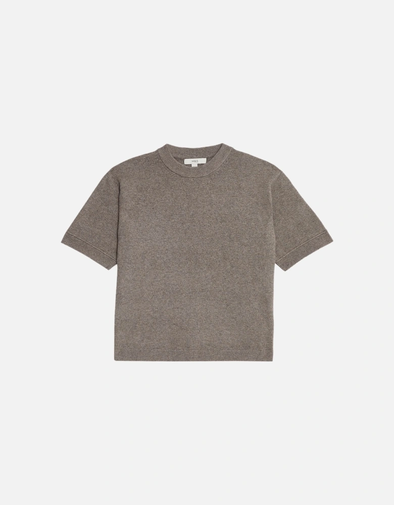 M and S Womens Air Yarn Jumper Crew Neck Tops