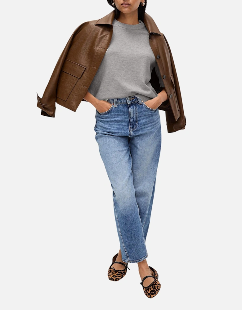 M and S Womens Air Yarn Jumper Crew Neck Tops