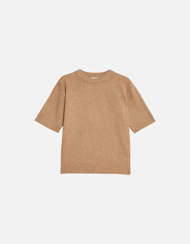 M&S Womens Air Yarn Jumper Crew Neck Tops