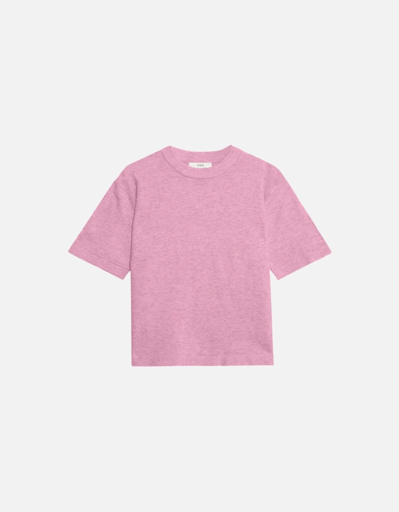 M and S Womens Air Yarn Jumper Crew Neck Tops