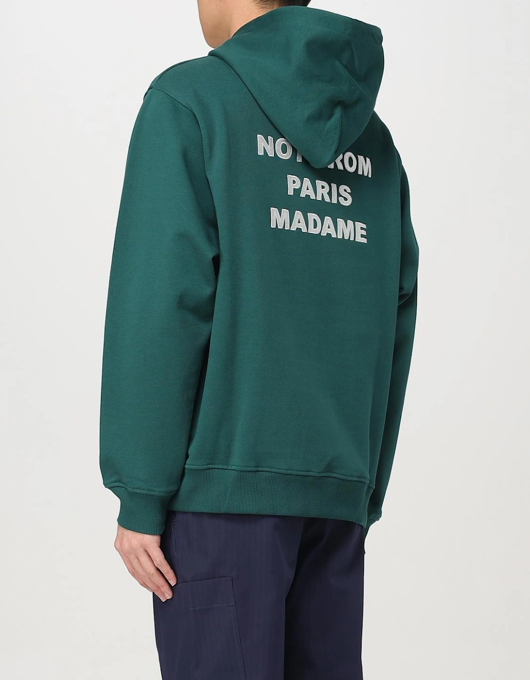 Comfortable Cotton Blend Fleece Pullover Hoodie with Front Pouch Pocket