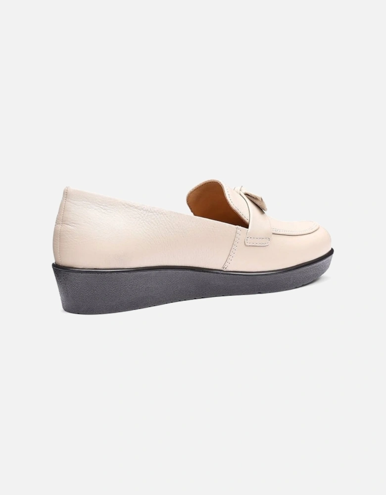 Amber Womens Low Wedge Loafers