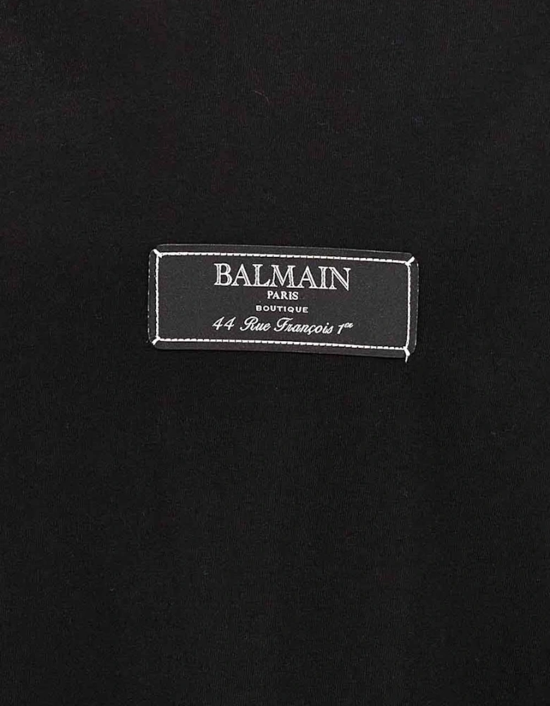 Logo Patch T-Shirt in Black