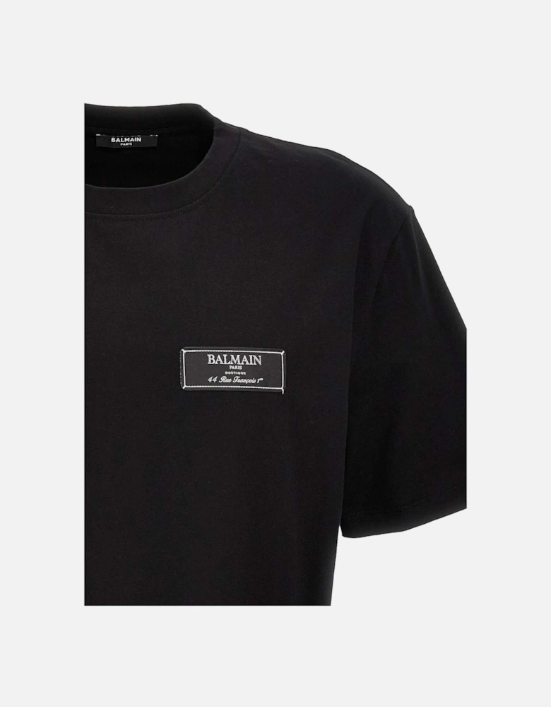 Logo Patch T-Shirt in Black