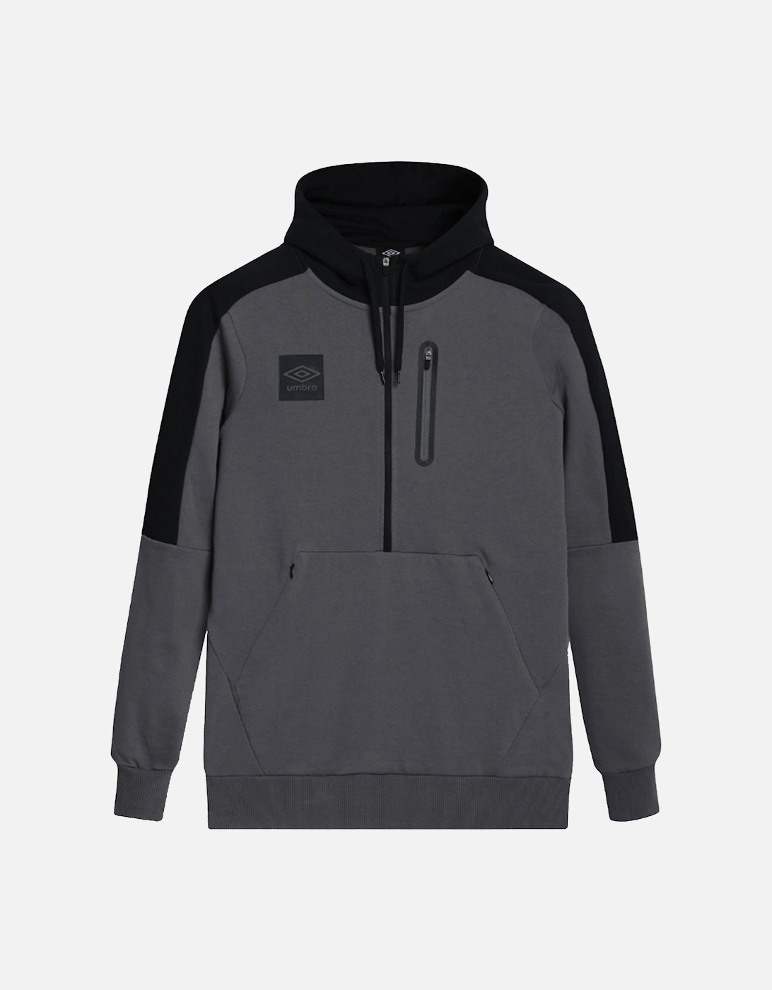 Mens Terrace Half Zip Hoodie, 6 of 5