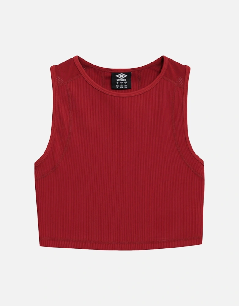 Womens/Ladies Ribbed Crop Top