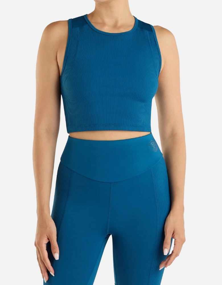 Womens/Ladies Ribbed Crop Top