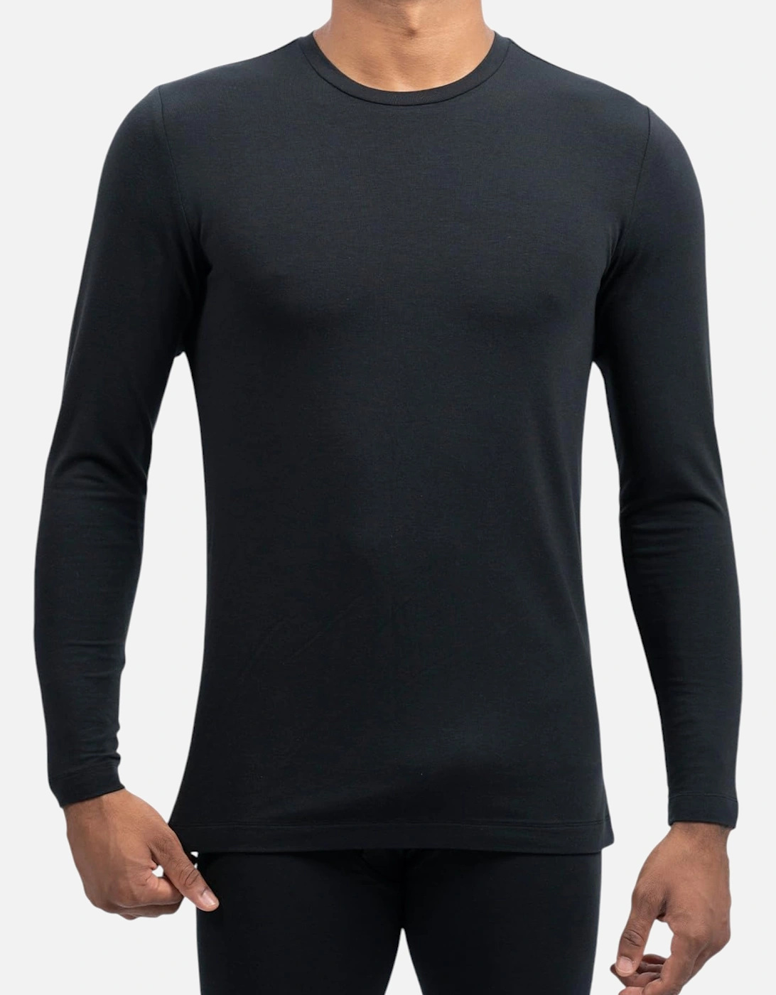 Mens Thermal Long Sleeve Crew Neck Top, 10 of 9