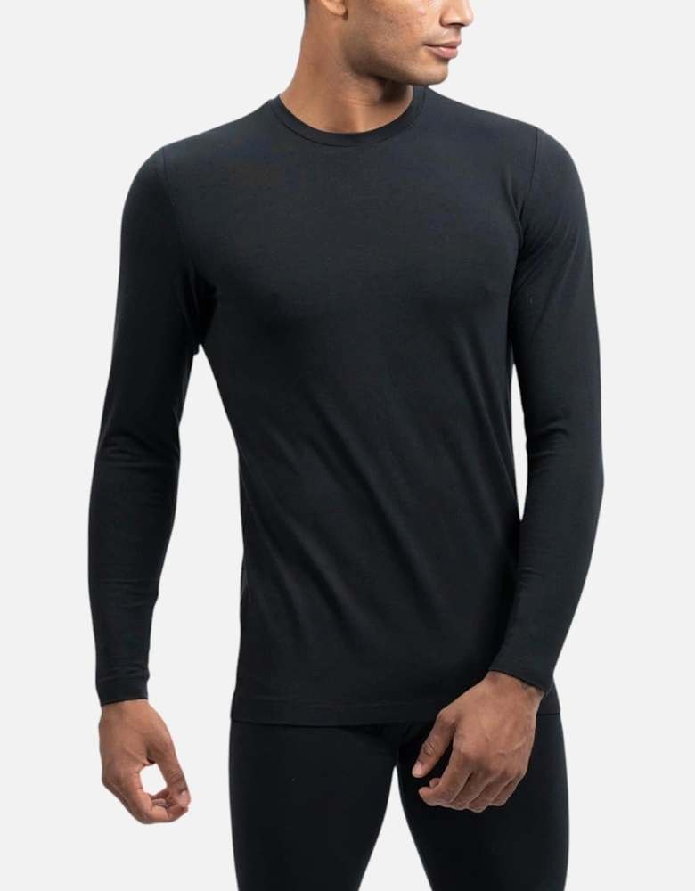 Mens Thermal Long Sleeve Crew Neck Top