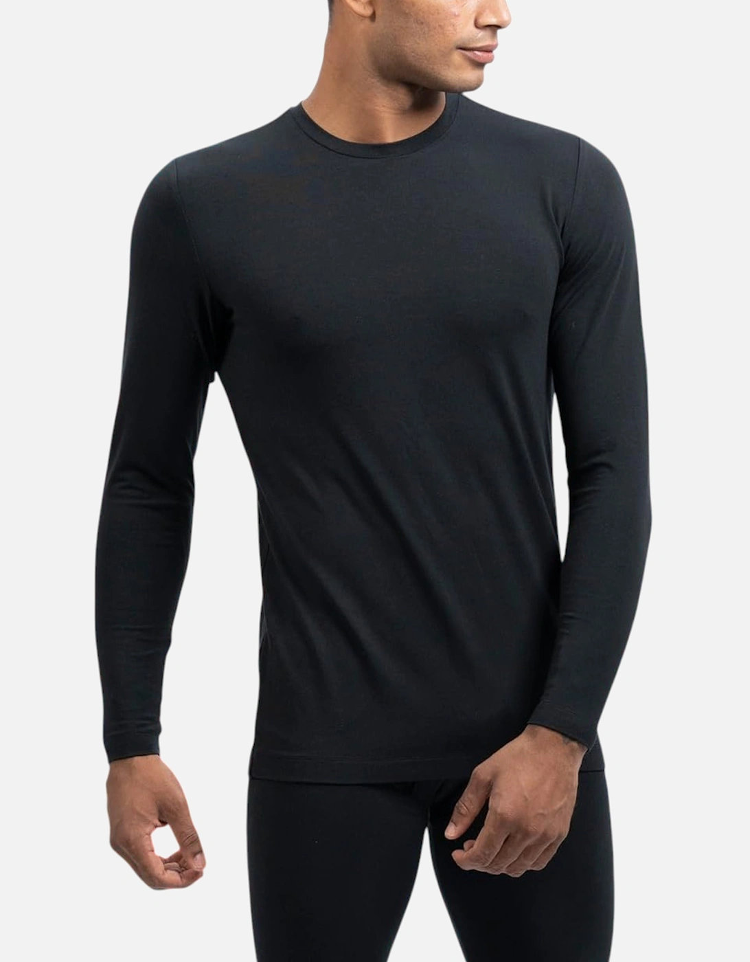 Mens Thermal Long Sleeve Crew Neck Top