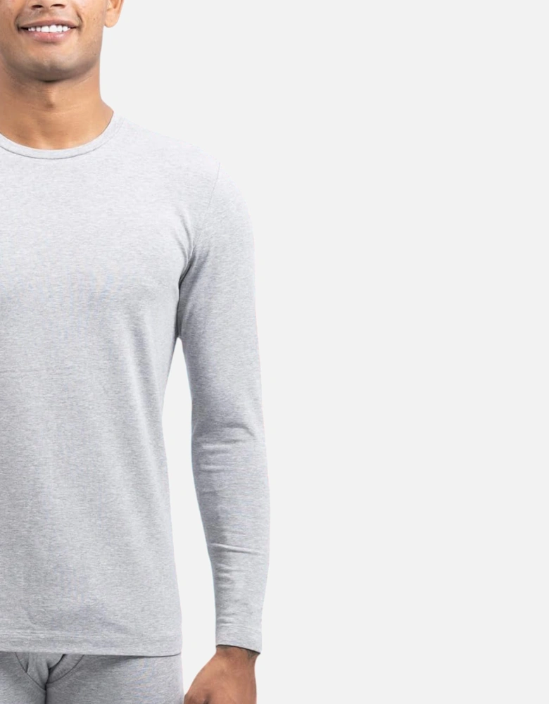 Mens Thermal Long Sleeve Crew Neck Top