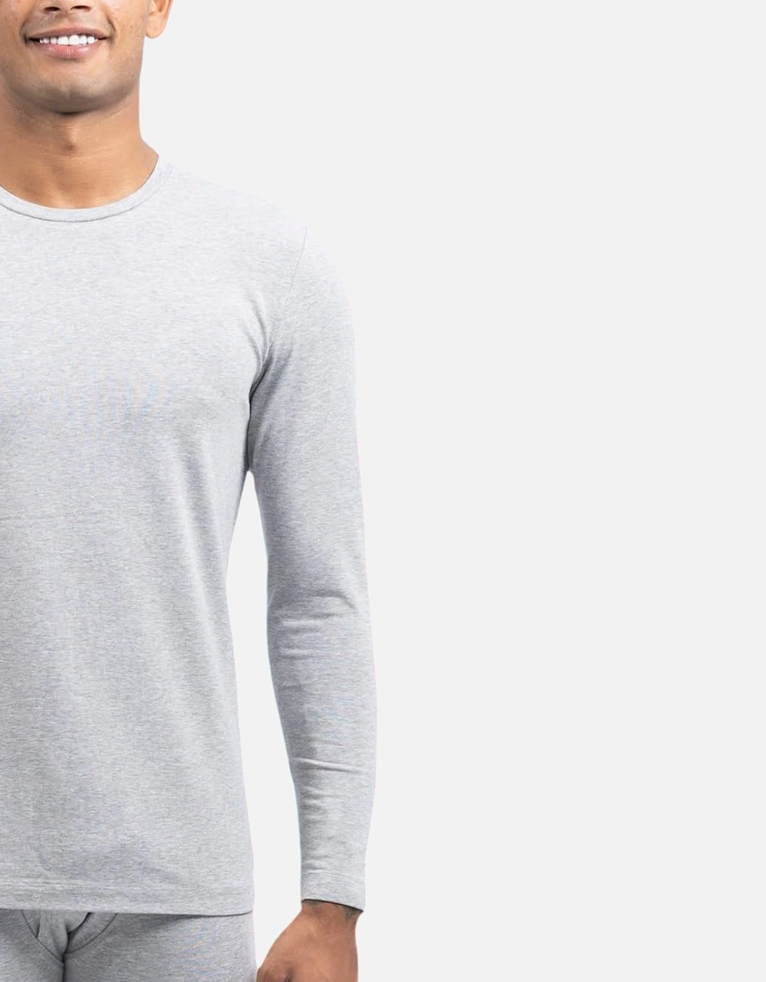Mens Thermal Long Sleeve Crew Neck Top