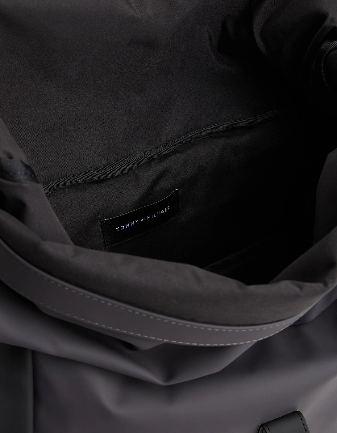 Mens Roll Top Backpack Charcoal Gray