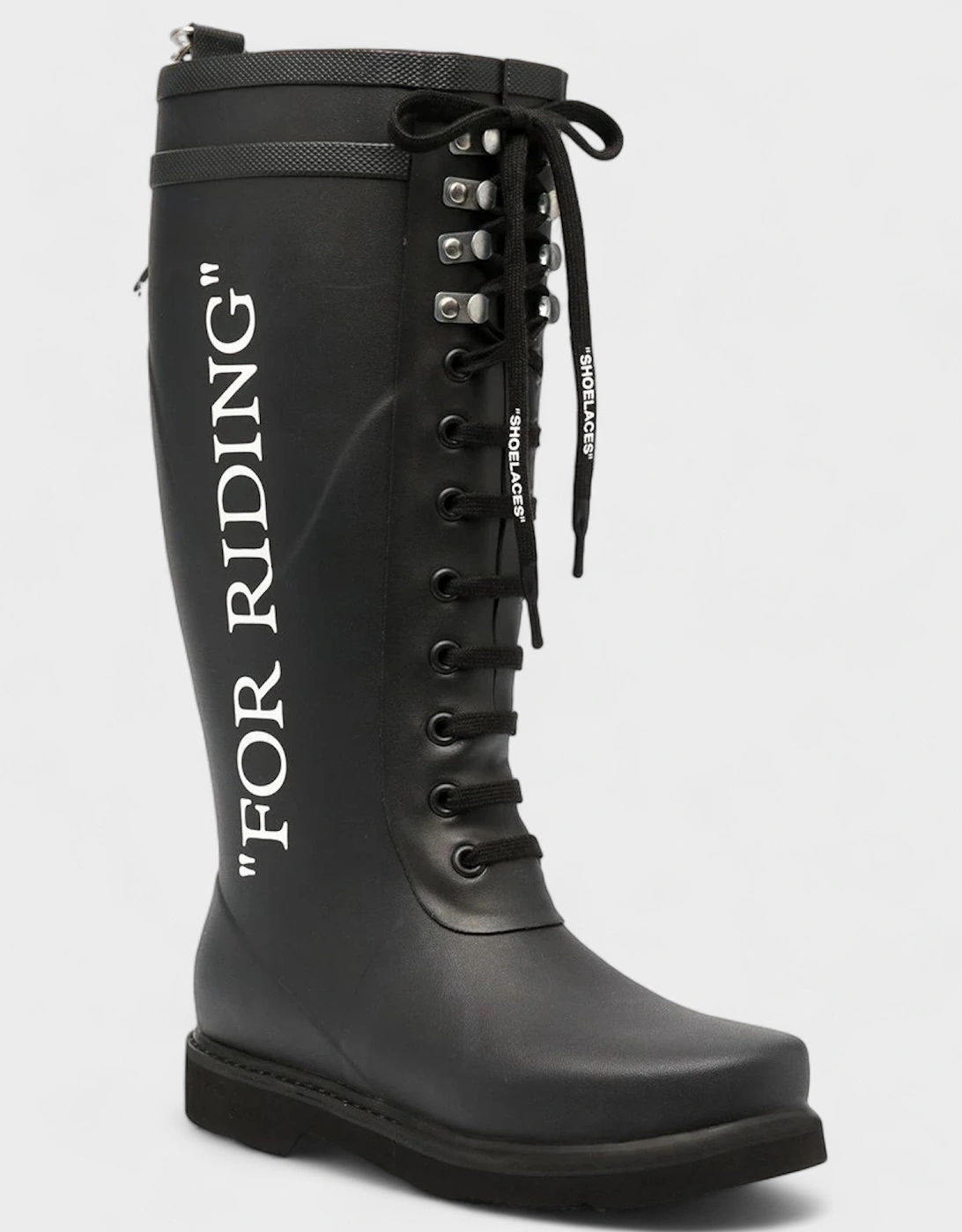Logo Wellington Boots Black
