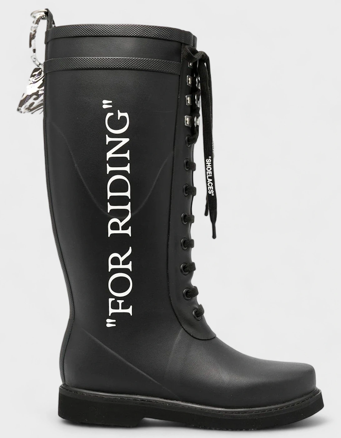 Logo Wellington Boots Black, 5 of 4