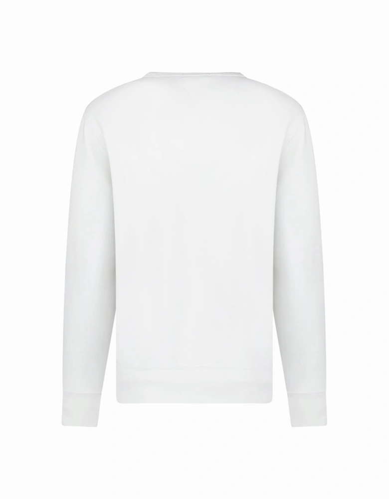 Polo Ralph Lauren Fleece Crew Sweatshirt in White