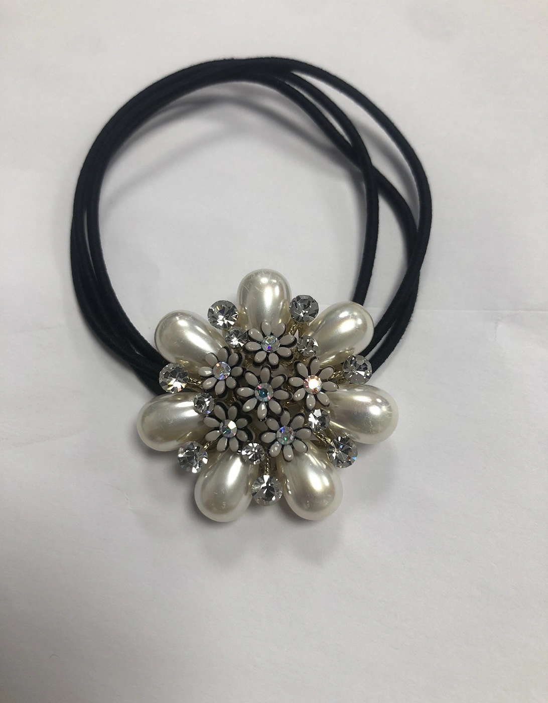 Precious Pearl Stone Hair Scrunchie, 2 of 1
